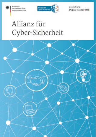 Titelbild der Broschüre Allianz für Cyber-Sicherheit